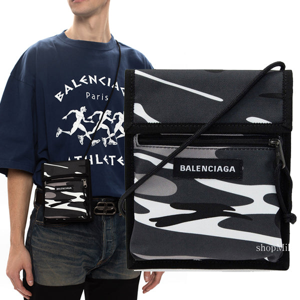 BALENCIAGA Camouflage Crossbody Bag 532298 2BKM5