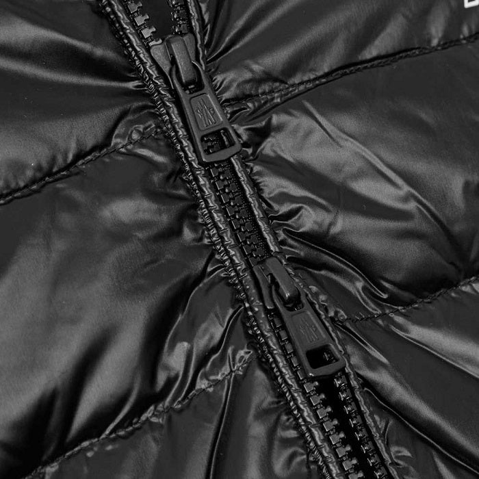 Moncler Men's Logo Print Knit Down Jacket 9B501 10 V9099 999