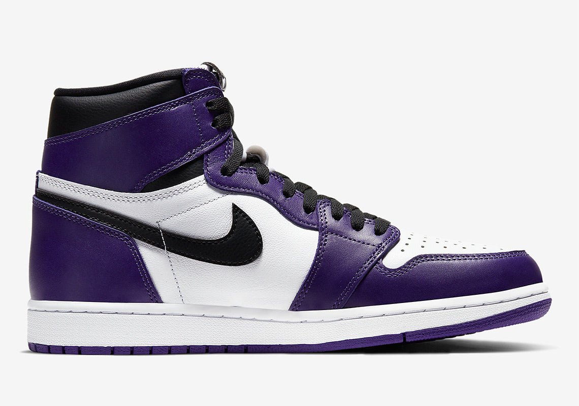 Air Jordan Court Purple Retro High OG Sneakers Unisex
