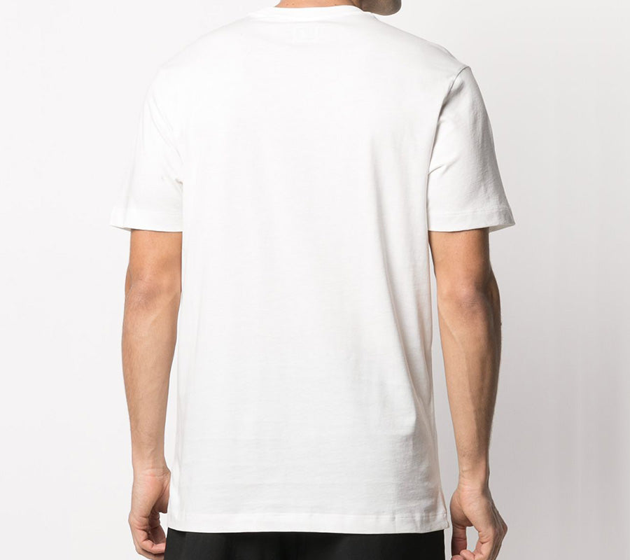 CP Company Men's Stamp Logo Print Short Sleeve T-Shirt White 10CMTS200A 006011W