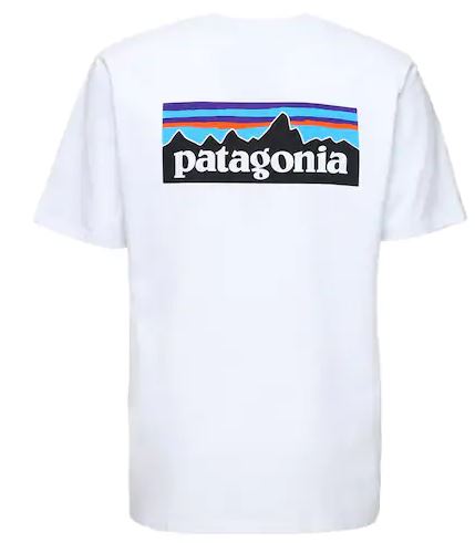 patagonia P6 Logo Responsibili-T White Unisex T-Shirt