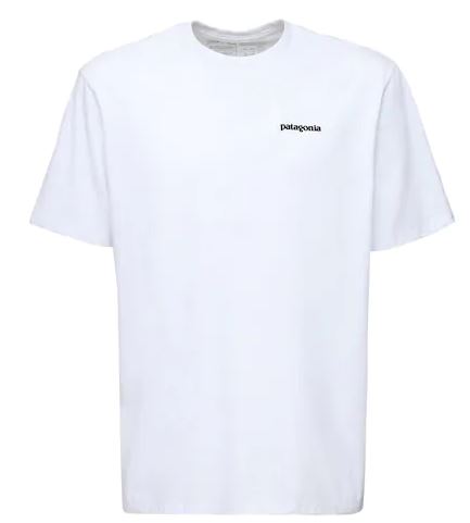 patagonia P6 Logo Responsibili-T White Unisex T-Shirt