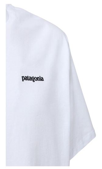 patagonia P6 Logo Responsibili-T White Unisex T-Shirt