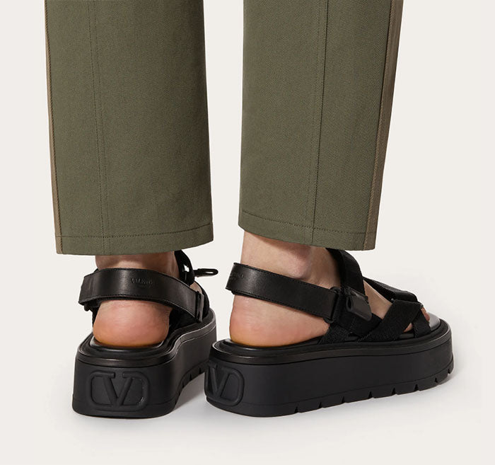 VALENTINO Uniqueform Men's Velcro Sandals VY2S0E09 WJJ 0N0
