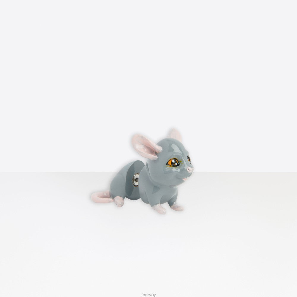 BALENCIAGA Mouse Logo Earrings 637437