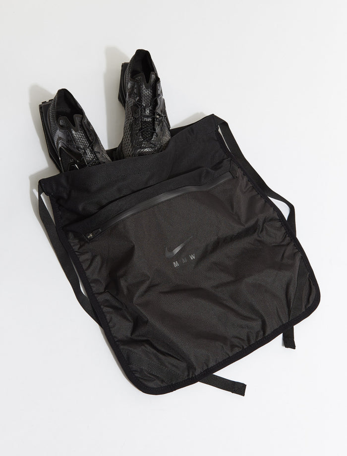 Nike x MMW Zoom 004 Triple Black Low-Top Sneakers