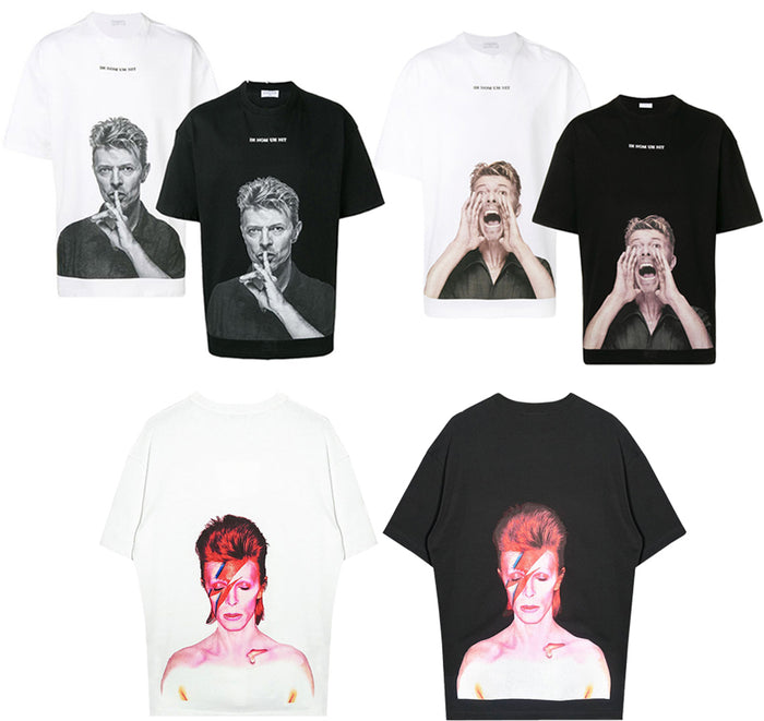 IH NOM UH NIT David Bowie Silent Scream Flash Oversized Men’s T-Shirt