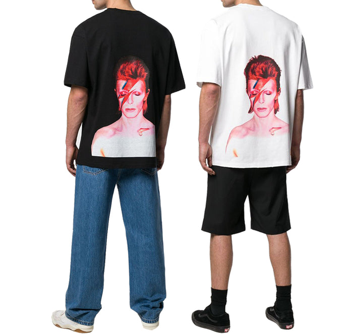 IH NOM UH NIT David Bowie Silent Scream Flash Oversized Men’s T-Shirt