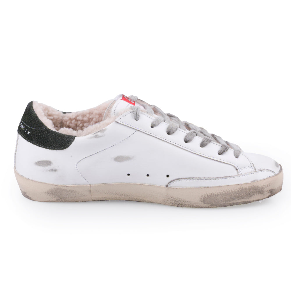 GOLDEN GOOSE Men's Wool Superstar Low-Top Sneakers GMF00101 10770