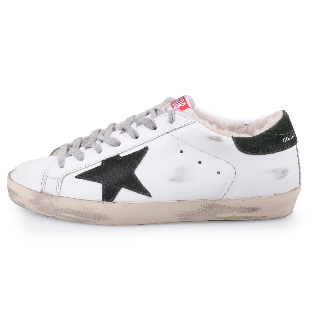GOLDEN GOOSE Men's Wool Superstar Low-Top Sneakers GMF00101 10770