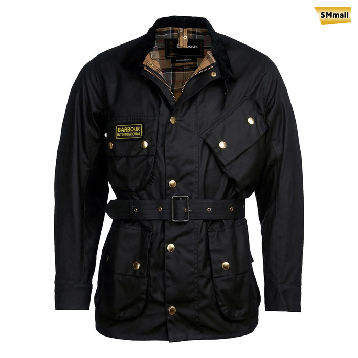 Barbour International Original Wax Jacket Black Men’s Jacket