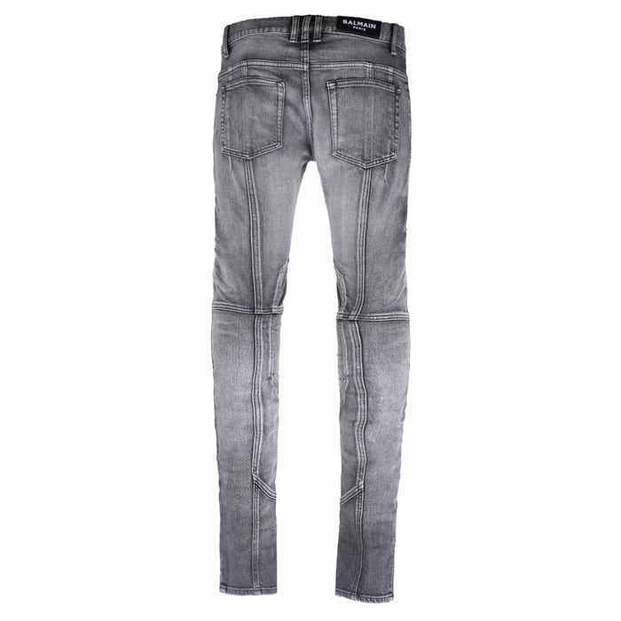 Balmain Men's Slim Fit Denim Jeans VH1MG035 117D 9AA