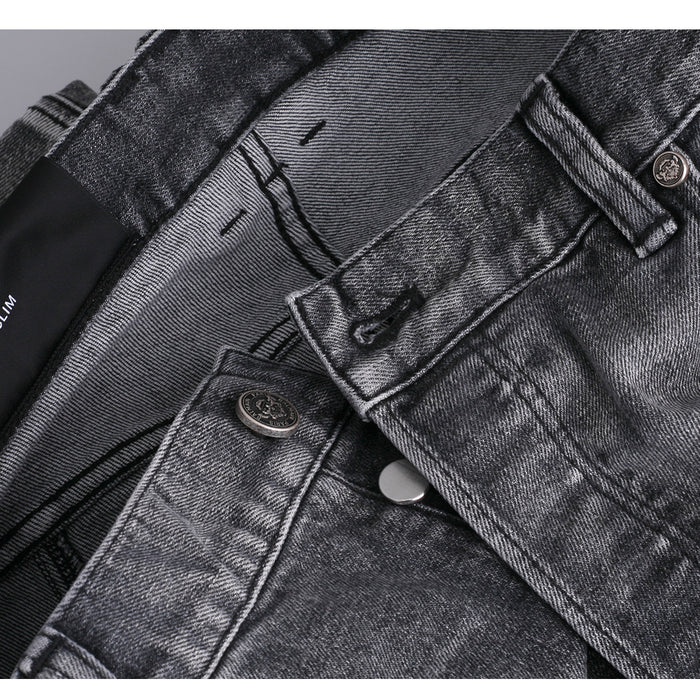 Balmain Men's Slim Fit Denim Jeans VH1MG035 117D 9AA