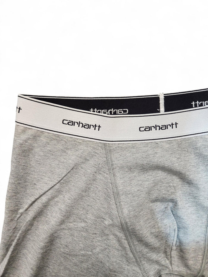 CARHARTT WIP Cotton Trunks 2-Pack Grey Heather Underwear
