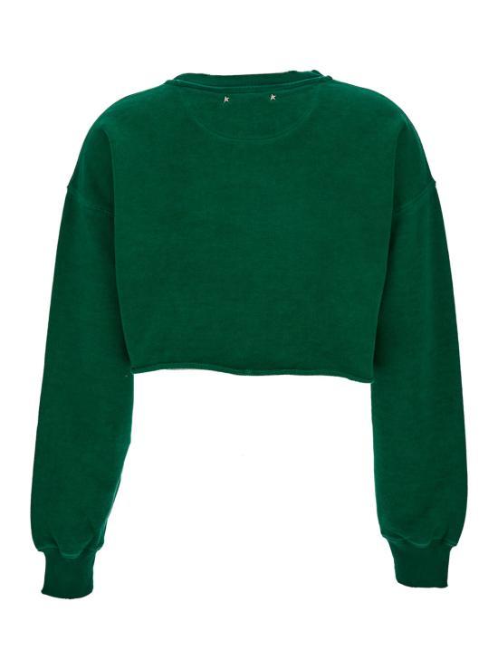 GOLDEN GOOSE Green Long Sleeve Sweatshirt Women’s Cotton To GWP01787P00141235882