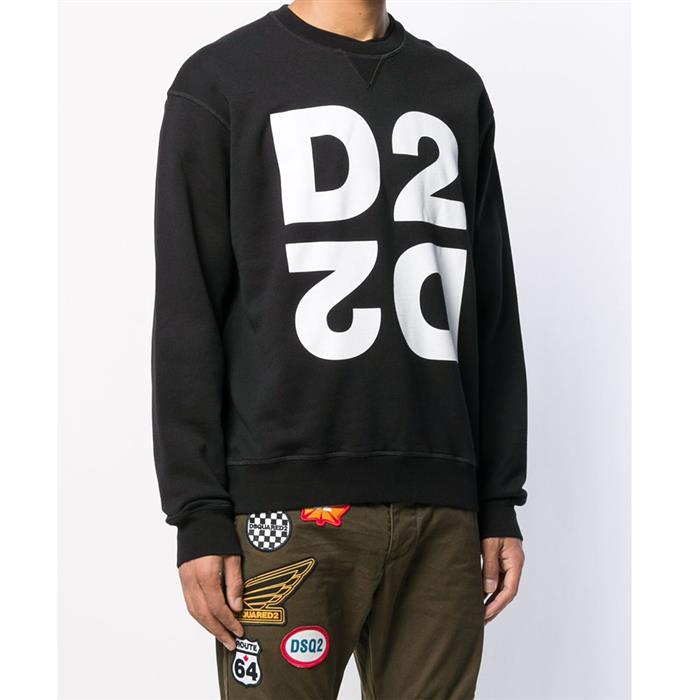 Dsquared2 Men's Graphic Print Crewneck Sweatshirt S74GU0390
