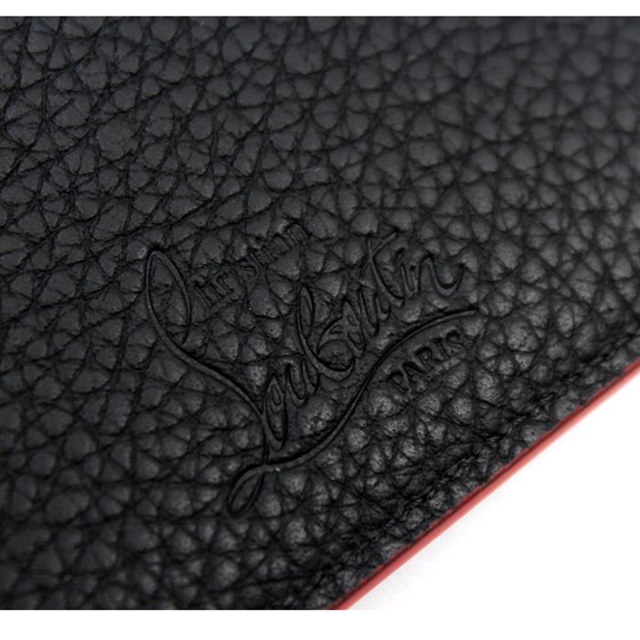 Christian Louboutin Black Studded Kios Card Holder 1185049