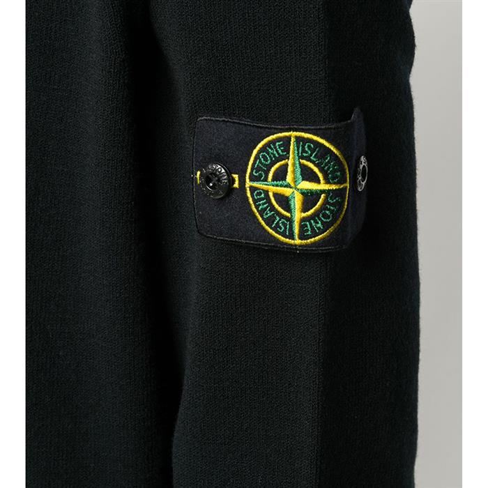 STONE ISLAND Men's Compass Patch Ribbed Trim Knit Crewneck Sweater 7315591A1