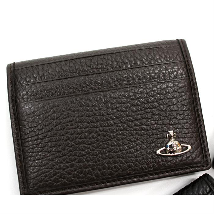 Vivienne Westwood Men's Silver-Tone Logo Bifold Card Holder 51040063
