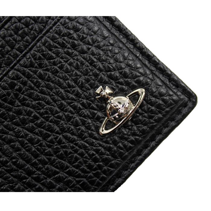Vivienne Westwood Men's Silver-Tone Logo Bifold Card Holder 51040063