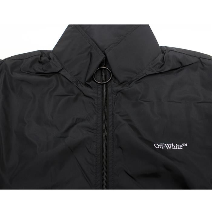 OFF WHITE Men's Diagonal Stripe Nylon Track Jacket OMEA233E 20FAB002