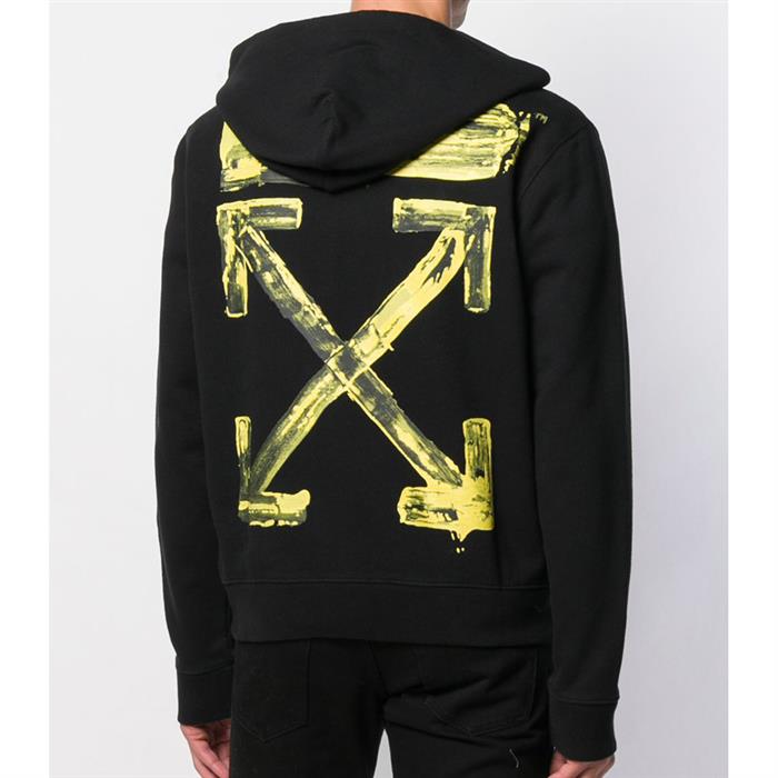 OFF WHITE Men's Acrylic Arrow Hoodie OMBB034F19E30010