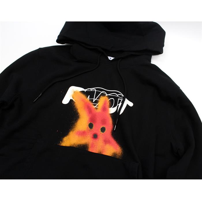 OFF WHITE Goldfish Graphic Slim Fit Hooded Men's T-Shirt OMBB034E 20FLE010