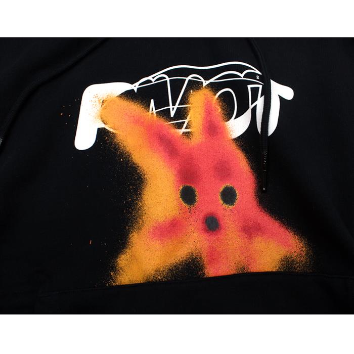 OFF WHITE Goldfish Graphic Slim Fit Hooded Men's T-Shirt OMBB034E 20FLE010