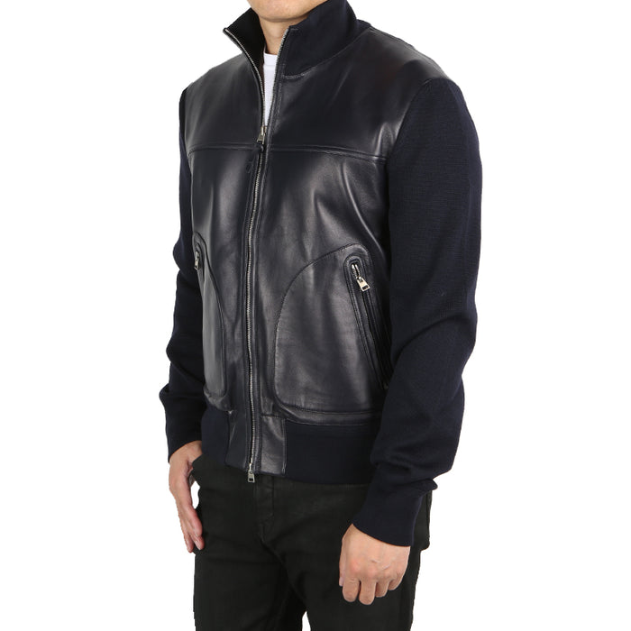 TOM FORD Adonis Leather Front Jacket for Men
