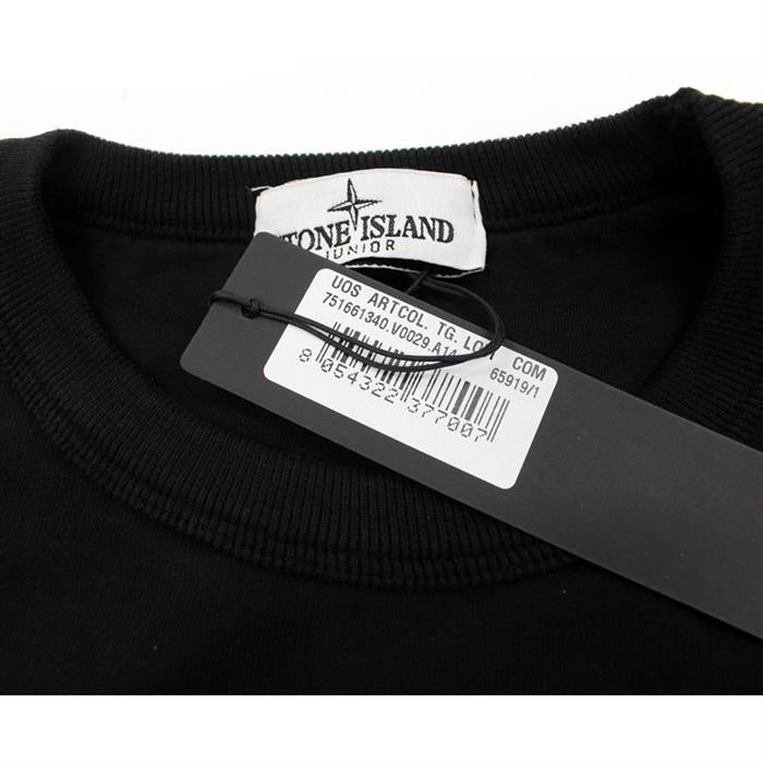 STONE ISLAND Women's Fleece-Lined Logo Patch Crewneck Sweatshirt 751661340