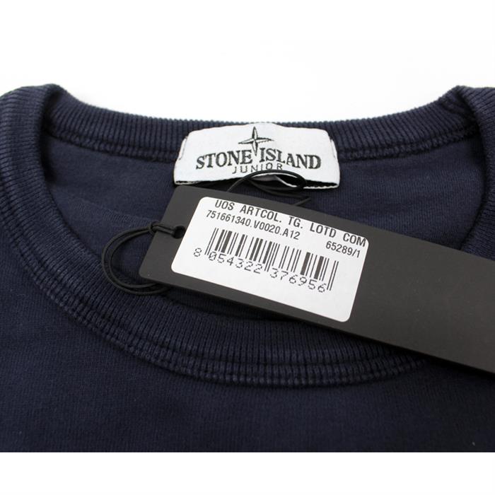 STONE ISLAND Women's Fleece-Lined Logo Patch Crewneck Sweatshirt 751661340