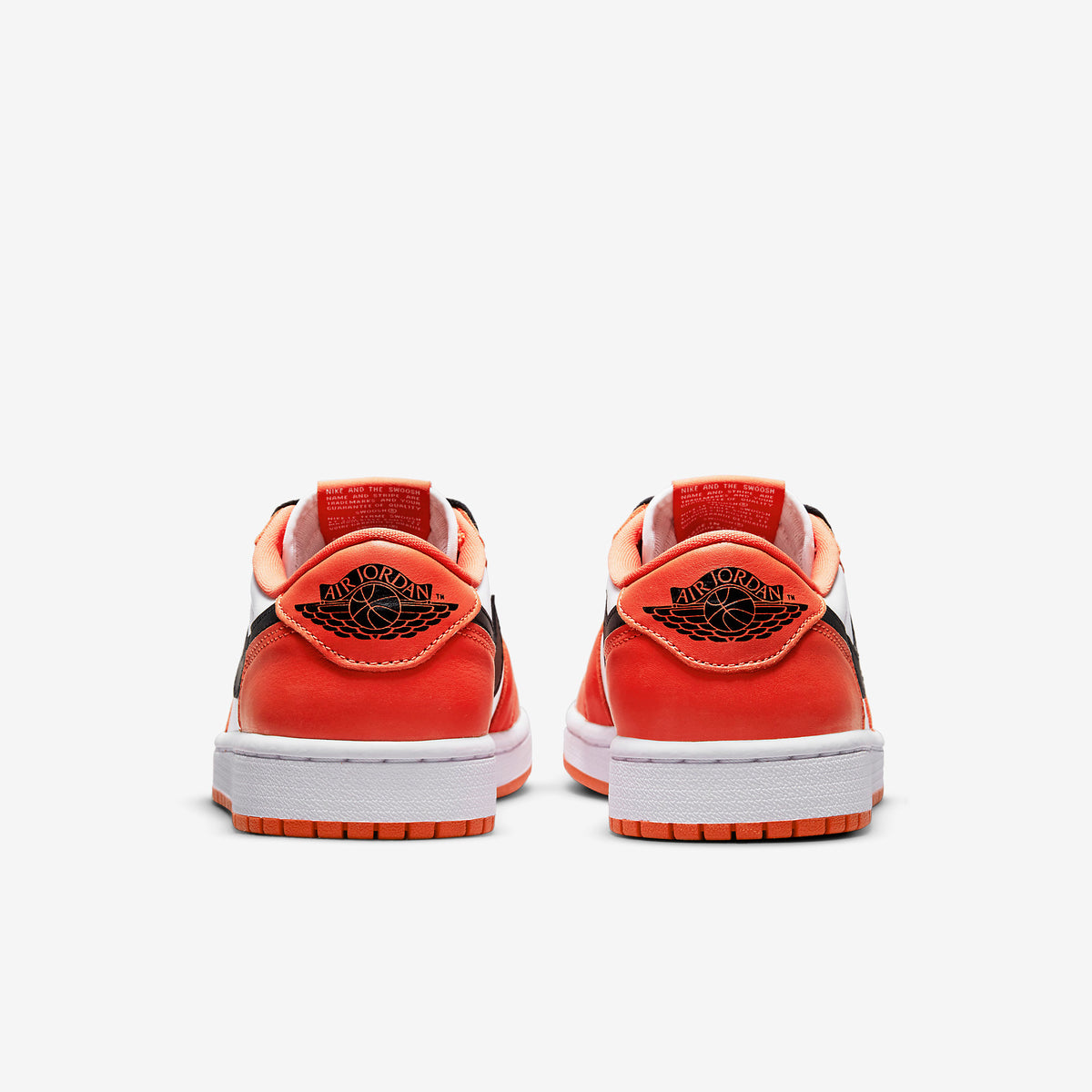Air Jordan Women’s 1 Low OG Starfish Orange Low-Top Sneakers