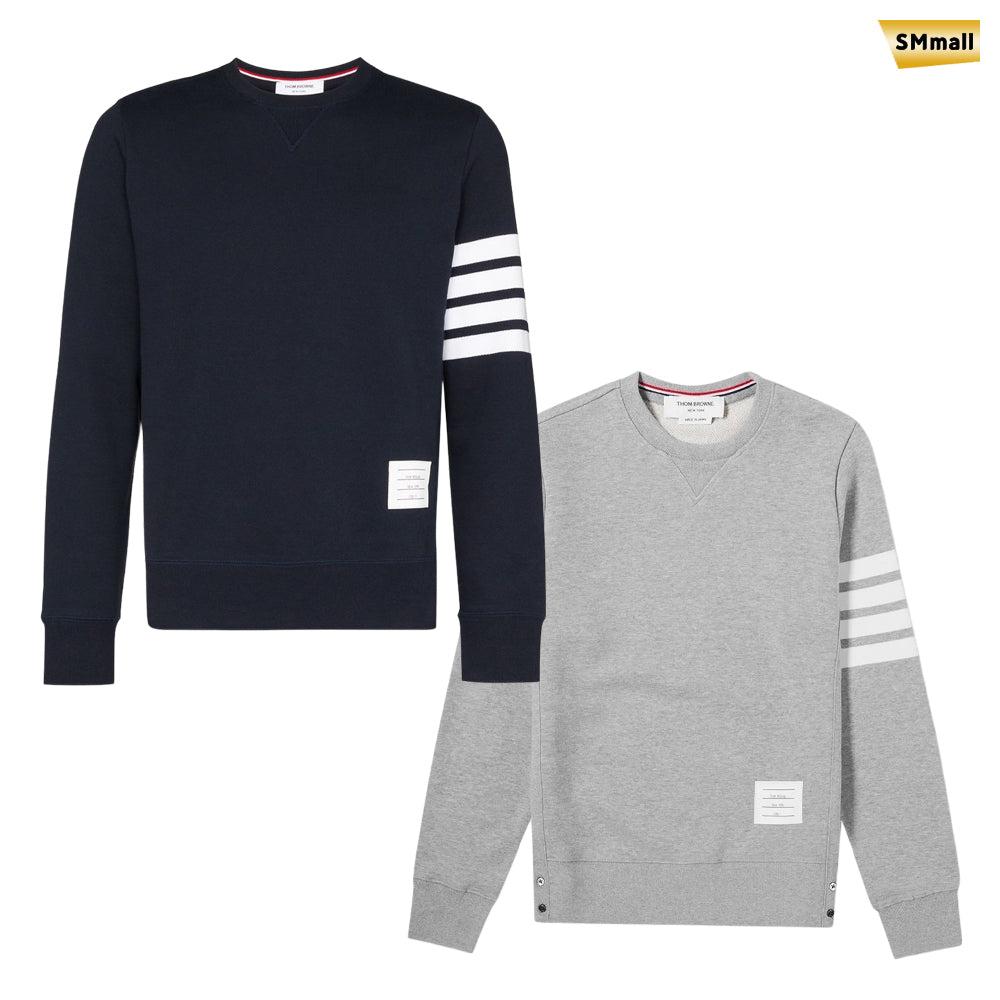 THOM BROWNE Loopback Jersey Knit Sweatshirt Unisex