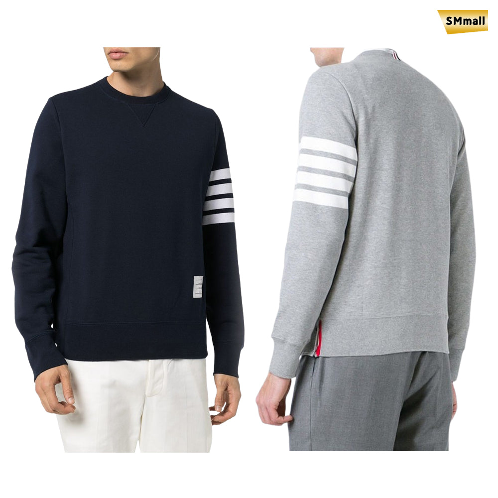 THOM BROWNE Loopback Jersey Knit Sweatshirt Unisex