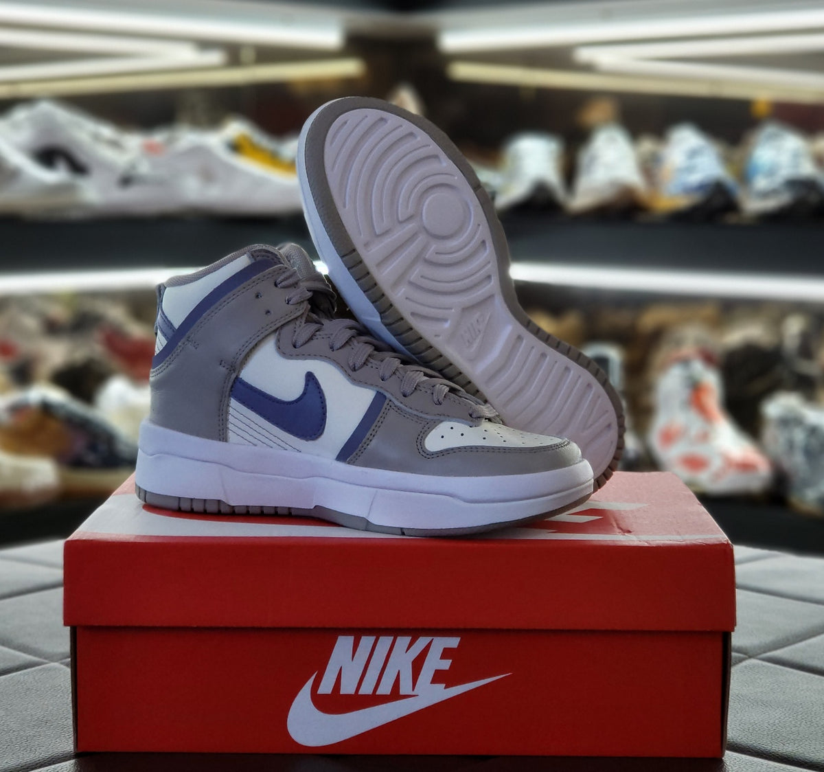 Nike Dunk High Up Iron Purple Women’s High-Top Sneakers