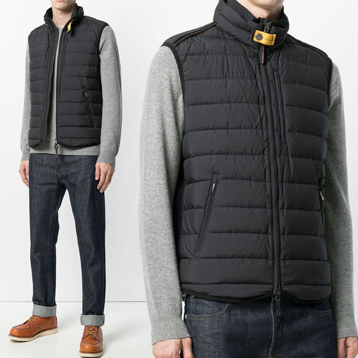 Parajumpers Black Padded Vest Men’s PMJCKSL01 PERFECT
