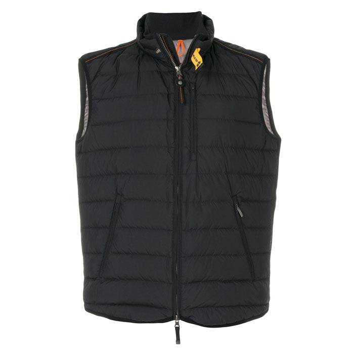 Parajumpers Black Padded Vest Men’s PMJCKSL01 PERFECT