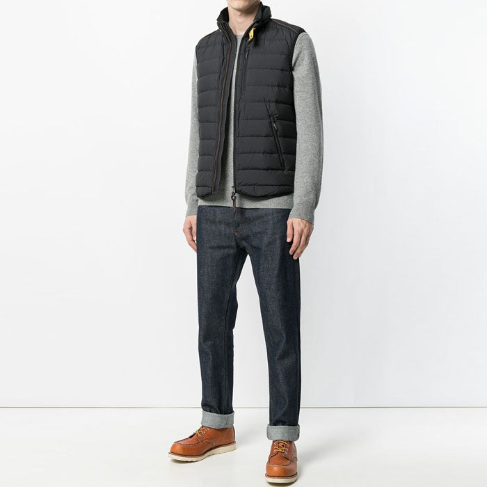 Parajumpers Black Padded Vest Men’s PMJCKSL01 PERFECT
