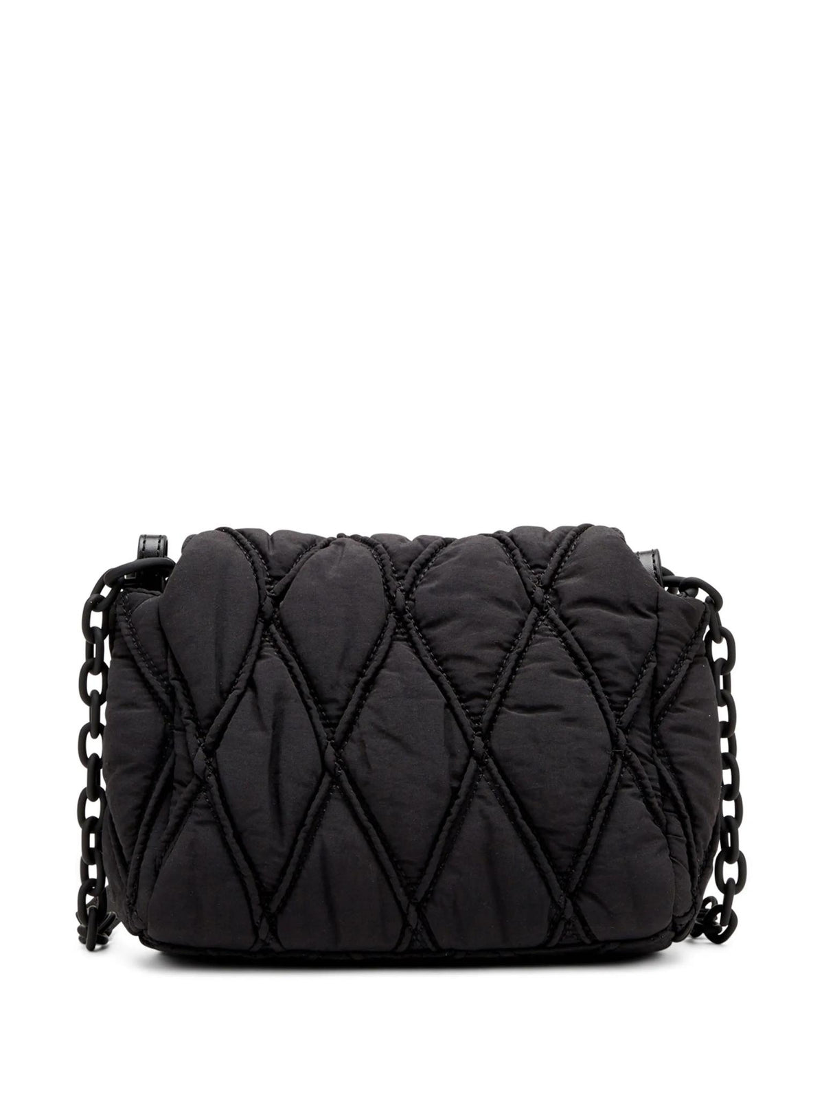 DIESEL Black Leather Shoulder Bag