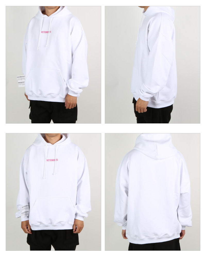 Vetements Men's Logo Label Hoodie UE52TR380W 1601 WP