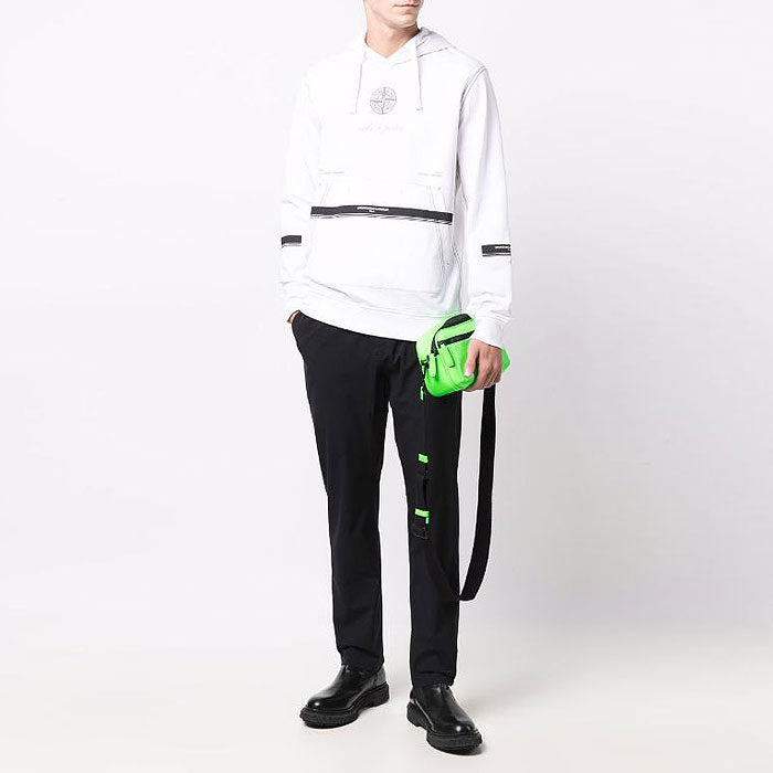 STONE ISLAND Slogan Print Hoodie Pullover Sweatshirt Men 751565495 V0001