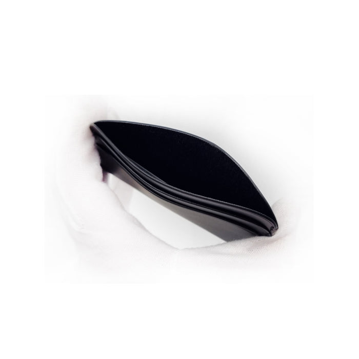 A.P.C. Demi-Lune Black Leather Card Holder