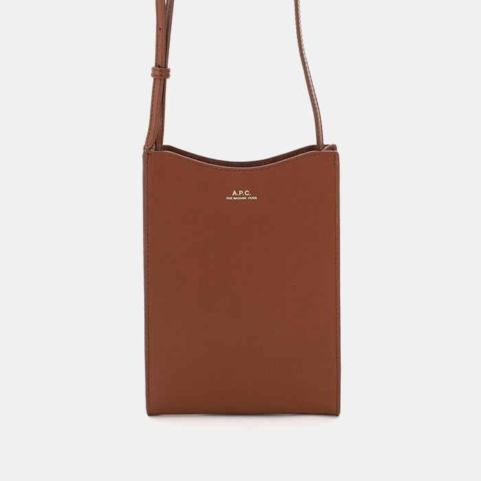 A.P.C. Jamie Saffiano Calfskin Leather Women's Crossbody Bag PXBQK PXBMW F63412