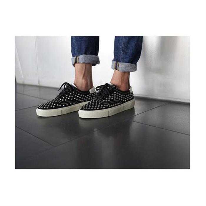 Saint Laurent All-Studded Men’s Low-Top Sneakers