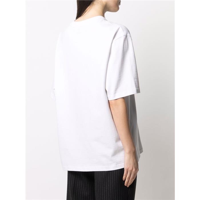 AMI Heart Technical Logo Patch Heavyweight Short Sleeve T-Shirt H21FJ117