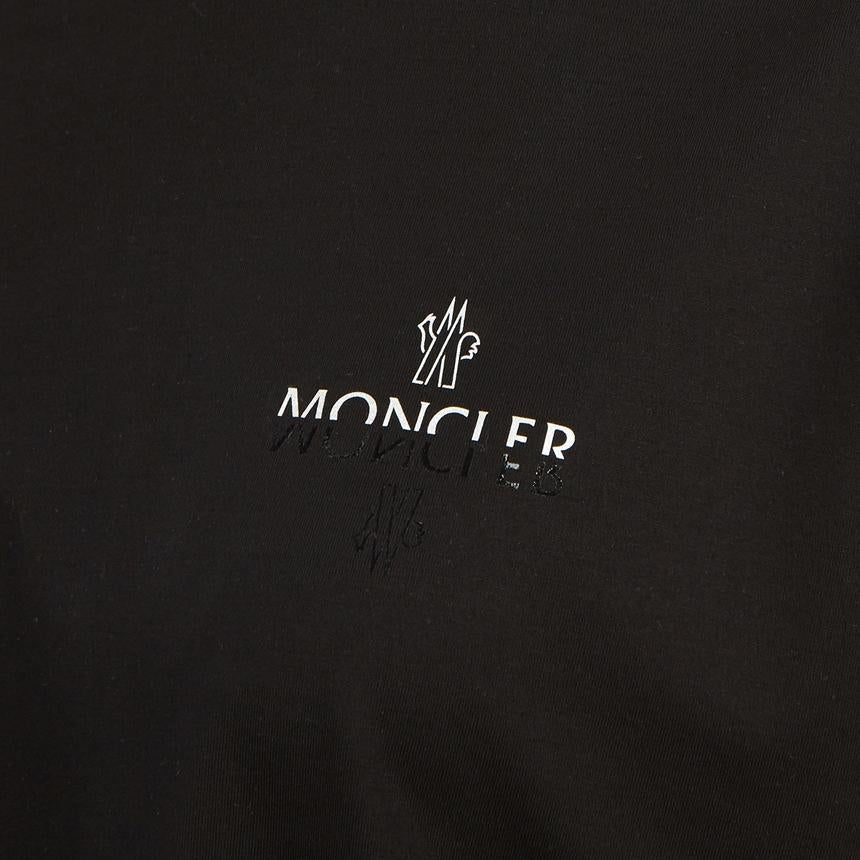 Moncler Women’s Short Sleeve T-Shirt Black Cotton
