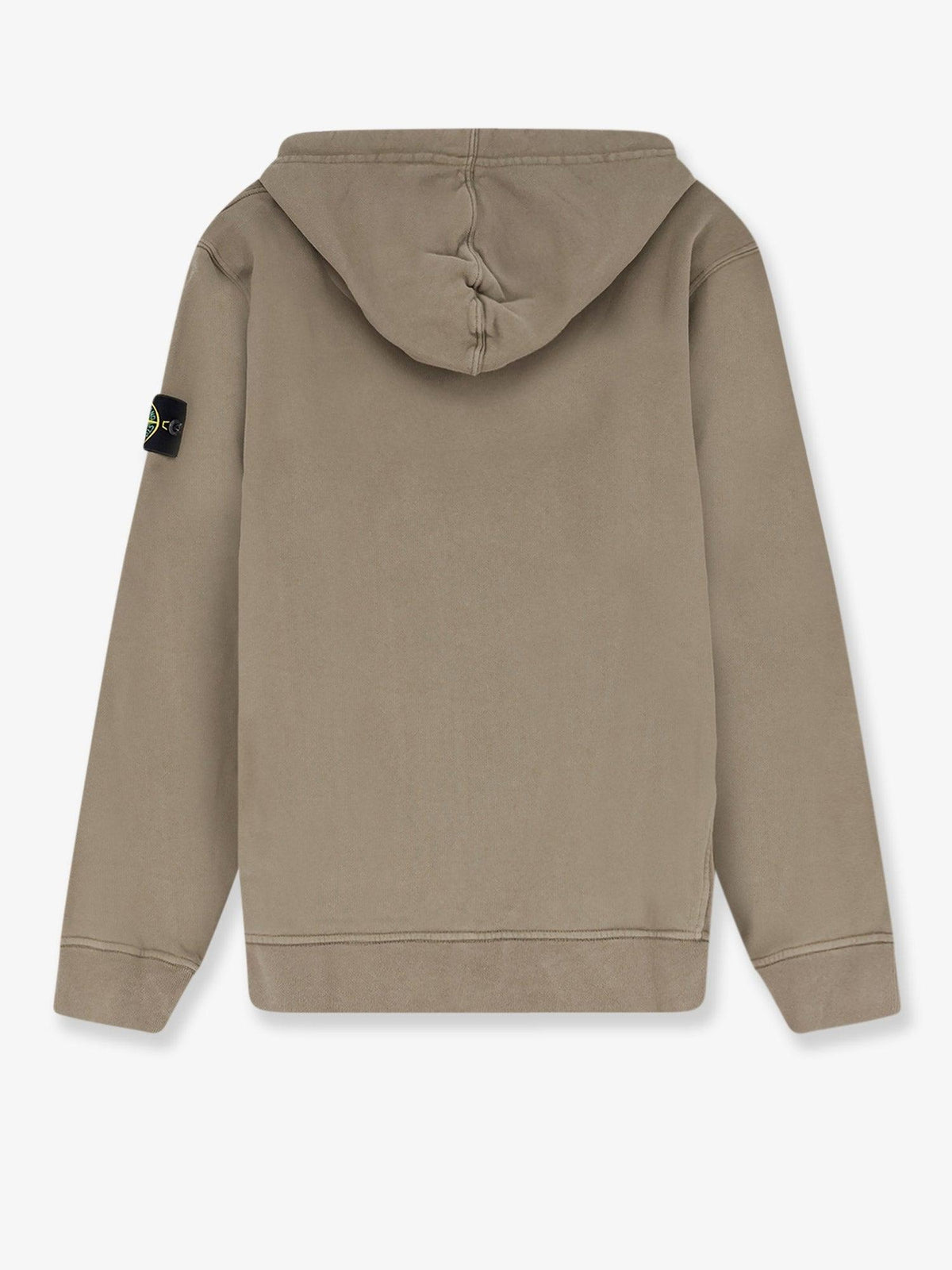 STONE ISLAND Cotton Pullover Hoodie Men’s Black