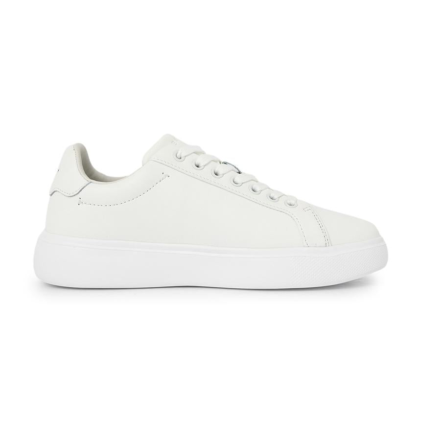BALLY Women’s Low-Top Sneakers Leather White Casual Shoes