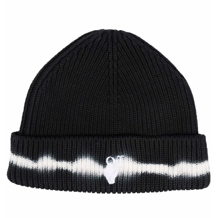 OFF WHITE Embroidered Logo Beanie for Men OMLC016F21KNI002