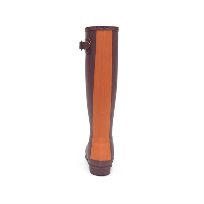 HUNTER Original Strap Mid Boots Burgundy